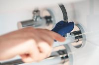 Vorschau: Grohe Get Einhand-Waschtischbatterie M-Size mit Ablaufgarnitur, chrom