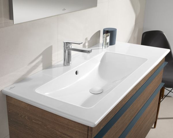 Villeroy&Boch Venticello Schrankwaschtisch 100x50cm, mit Ablage rechts