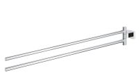 Vorschau: Grohe Essentials Cube Handtuchhalter 2-armig, 44cm, schwenkbar