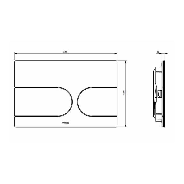 TOTO NEOREST® WX1 WASHLET®, Komplett-SET mit Betätigungsplatte, schwarz matt