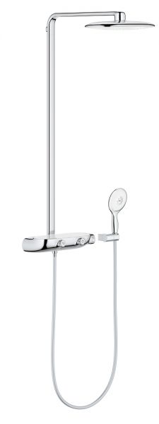 Grohe Rainshower System SmartControl 360 Mono Duschsystem, chrom/moon white