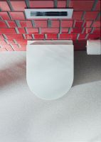 Vorschau: Duravit ME by Starck Wand-WC Tiefspüler, rimless, Compact, 37x48cm, weiß