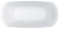 Vorschau: RIHO Solid Surface Bilo freistehende Badewanne 165x77cm, weiß seidenmatt BS65005