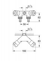 Vorschau: Grohe Eggemann Original WAS® Doppelventil "Einfach" DN15 m. RV, chrom