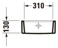 Vorschau: Duravit Starck 2 Spülkasten 3/6L mit Dual Flush, Anschluss links, WonderGliss, weiß