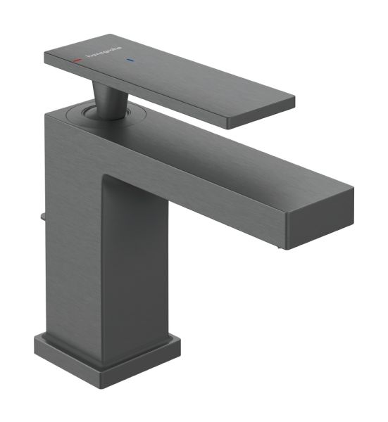 hansgrohe Tecturis E Waschtischarmatur 80 CoolStart EcoSmart+, brushed black chrome