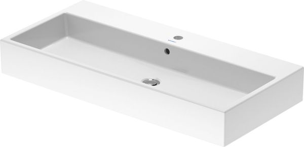 Duravit Vero Air Waschtisch rechteckig 100x47cm, mit 1 Hahnloch und Überlauf, weiß 2350100000