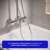 Vorschau: Duravit Shower Systems Duschsystem mit Wanneneinlauf, chrom