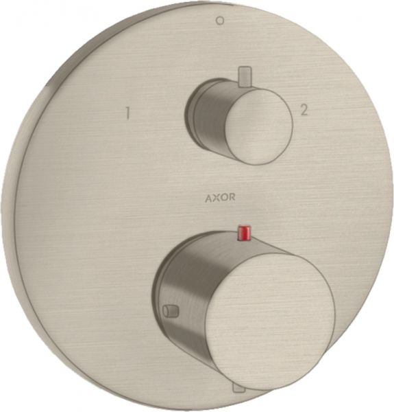 Axor Starck Thermostat Unterputz mit Ab- und Umstellventil brushed nickel 10720820