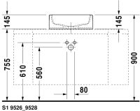 Vorschau: Duravit Starck 1 Aufsatzbecken Ø46cm weiss 0445460000