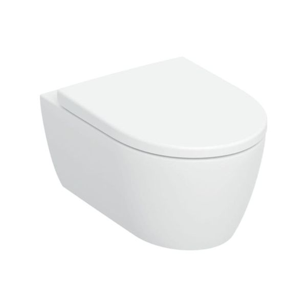 Geberit iCon Set Wand-WC mit TurboFlush mit WC-Sitz, weiß