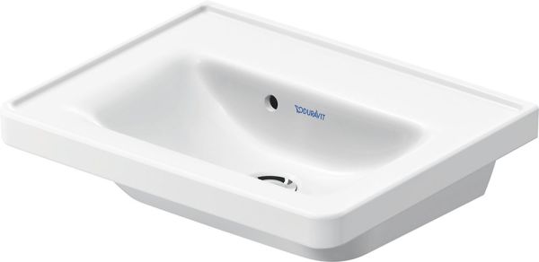 Duravit D-Neo Handwaschbecken rechteckig 50x40cm, mit Überlauf, weiß 0742500060