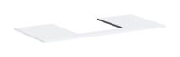 hansgrohe Xilesa E Konsole 118x55cm für Aufsatzwaschtisch, mittig weiß matt 54271700