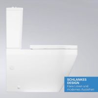 Vorschau: Grohe Euro Keramik Set Stand-WC back to wall Kombination mit HyperClean, weiß 102513SH00
