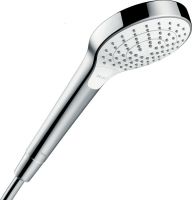 Hansgrohe Croma Select S Vario Handbrause, EcoSmart 9 l/min, weiß/chrom