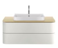 Vorschau: Duravit Happy D.2 Plus Aufsatzbecken 60x46 WonderGliss weiss 23606000001