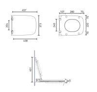 Vorschau: Catalano Green Soft-close Plus WC-Sitz abnehmbar, mit Absenkautomatik GR55STP