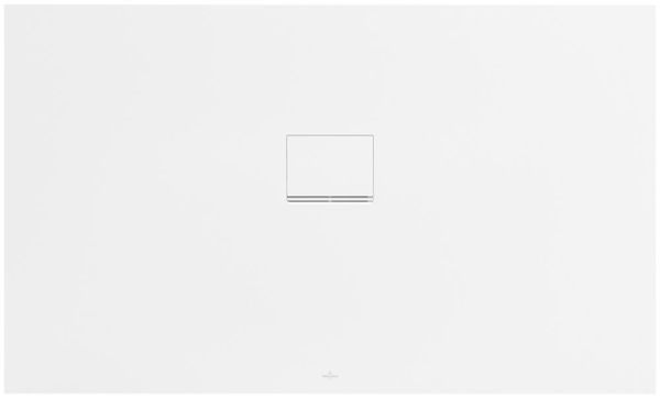 Villeroy&Boch Squaro Infinity Quaryl®-Duschwanne, flächenbündiger Einbau, 150x90cm, weiß, UDQ1590SQI2IV-RW