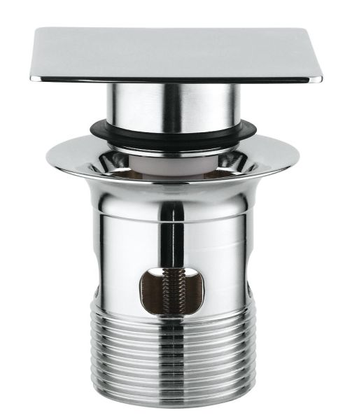 Grohe Universal Ablaufstopfen eckig inkl. Kelch, chrom 40565000