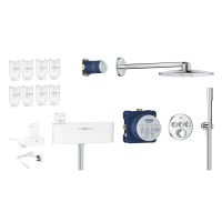 Vorschau: Grohe Grohtherm SmartControl PUREFOAM Duschsystem Unterputz mit Rainshower SmartActive 310, chrom 1058120000