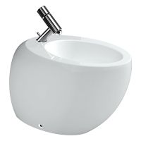 Laufen IL BAGNO ALESSI ONE Stand-Bidet mit Clean Coat LCC, 58x39cm, weiß H8329714003041