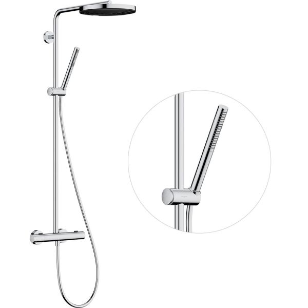 hansgrohe Pulsify S Puro Duschsystem 260 mit Ecostat Fine & Stabhandbrause
