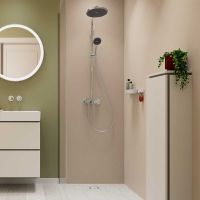 Vorschau: hansgrohe Activera S Duschsystem 240 1jet mit Einhebelmischer Varia, EcoSmart, chrom