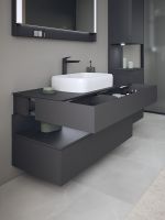 Vorschau: Duravit Qatego Unterschrank für Aufsatzbecken 120x55cm in graphit supermatt Antifingerprint