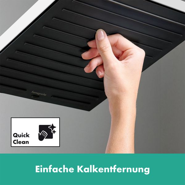 Hansgrohe Pulsify E Kopfbrause 260 2jet EcoSmart 10,8l/min mit Wandanschluss, weiß matt