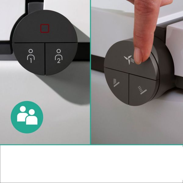 hansgrohe LavaPura Element S Dusch-WC Komplett, weiß