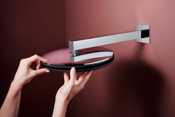 hansgrohe Raindance Alive S Duschkopf 300 2 Strahlarten wassersparend mit Brausearm, chrom