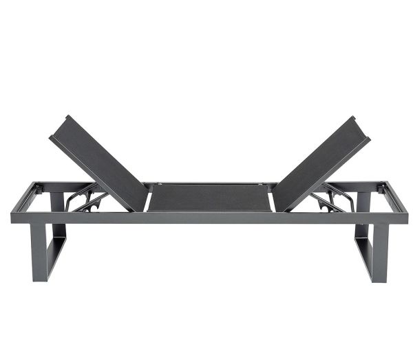 KETTLER RASMUS MODULAR 3-Sitzer/Liege, Aluminium-Outdoorgewebe, anthrazit/charcoal