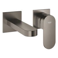 Grohe Plus 2-Loch-Waschtischbatterie Ausladung 147mm, hard graphite gebürstet 29303AL4