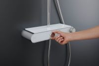 Vorschau: Duravit Shower System/Duschsystem MinusFlow mit Brausethermostat, chrom