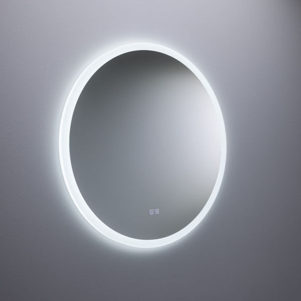Avenarius Lichtspiegel rund Ø60cm, LED-Beleuchtung, Spiegelheizung, 915530000