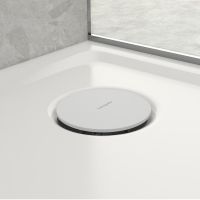 hansgrohe RainDrain Staro Fertigset Ablaufgarnitur für Duschwanne, weiß matt 60058700
