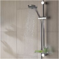 Vorschau: Grohe Vitalio Joy 110 Duo Brausestangenset 60cm, 2 Strahlarten, chrom