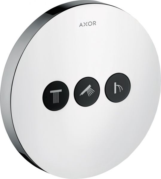 Axor ShowerSelect Ventil Round Unterputz, für 3 Verbraucher, rund chrom 36727000
