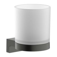 hansgrohe AddStoris S Zahnputzbecher, brushed black chrome 41769340