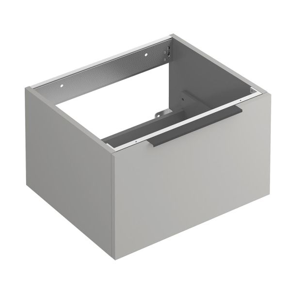 Kludi ICOS Waschtischunterschrank 60x50cm mit 1 Auszug, light dove matt 50S60O2