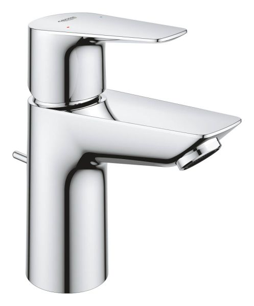 Grohe BauEdge Einhand-Waschtischbatterie S-Size mit Ablaufgarnitur, chrom