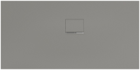 Vorschau: Villeroy&Boch Squaro Infinity Quaryl®-Duschwanne, Eckeinbau rechts gegen Wand, 150x75cm, grey, UDQ1575SQI2RV-3S