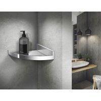 Vorschau: Smedbo Sideline Eckregal, chrom DK5011
