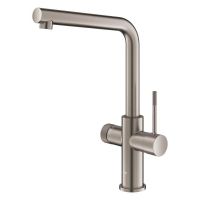 Vorschau: Grohe Blue 2.0 5-in-1-Armatur, L-Auslauf, hard graphite gebürstet 104421AL01