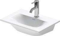 Vorschau: Duravit Viu Handwaschbecken rechteckig 45x32cm, mit 1 Hahnloch, ohne Überlauf, weiß 0733450041