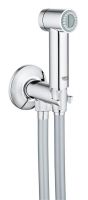 Grohe Sena 35 Trigger Spray Wandhalterset mit Absperrventil, 1 Strahlart, chrom