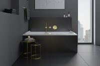 Vorschau: Duravit Wave Wanneneinlauf rund, gold