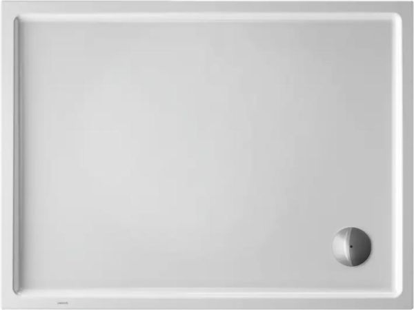 Duravit Starck Slimline Duschwanne rechteckig 90x120cm, Sanitäracryl, weiß 720122000000000