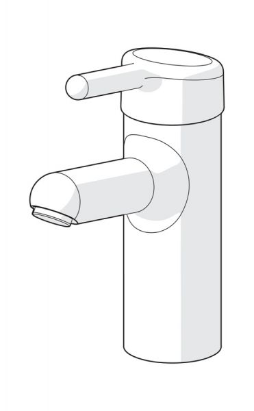 Hansa Hansamedipro Waschtisch-Einhand-Einlochbatterie, chrom