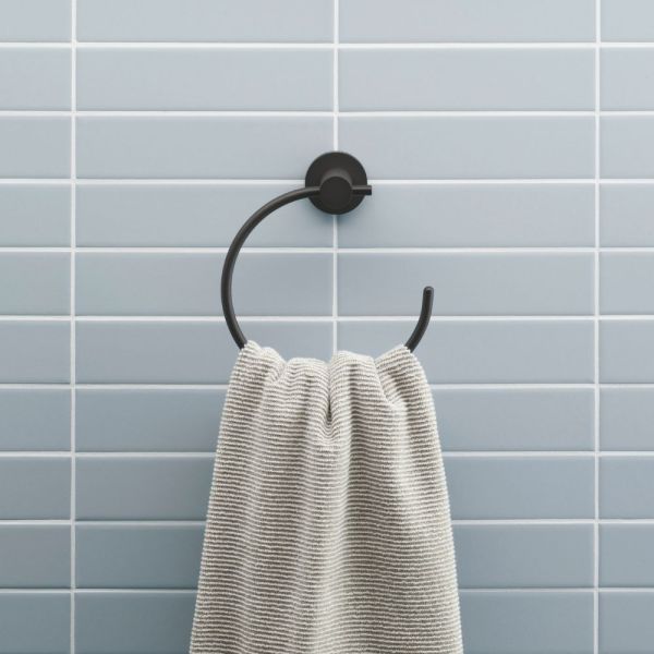 Duravit D-Code Handtuchring Ø16,9cm, schwarz matt 0099214600